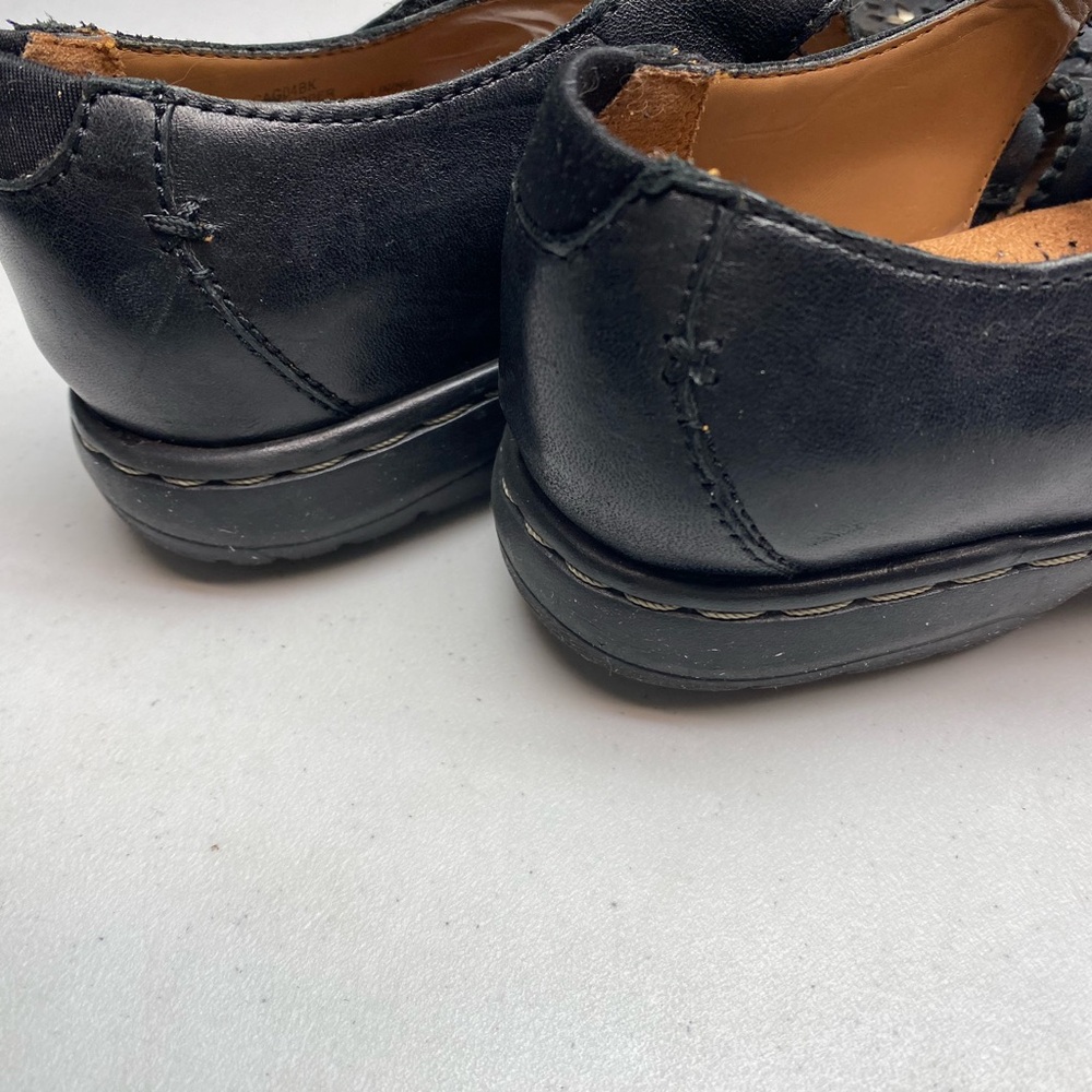 Cobb Hill by New Balance BLK Leather Fisherman Sandals, 7W Fall Sale - Picture 5 of 10